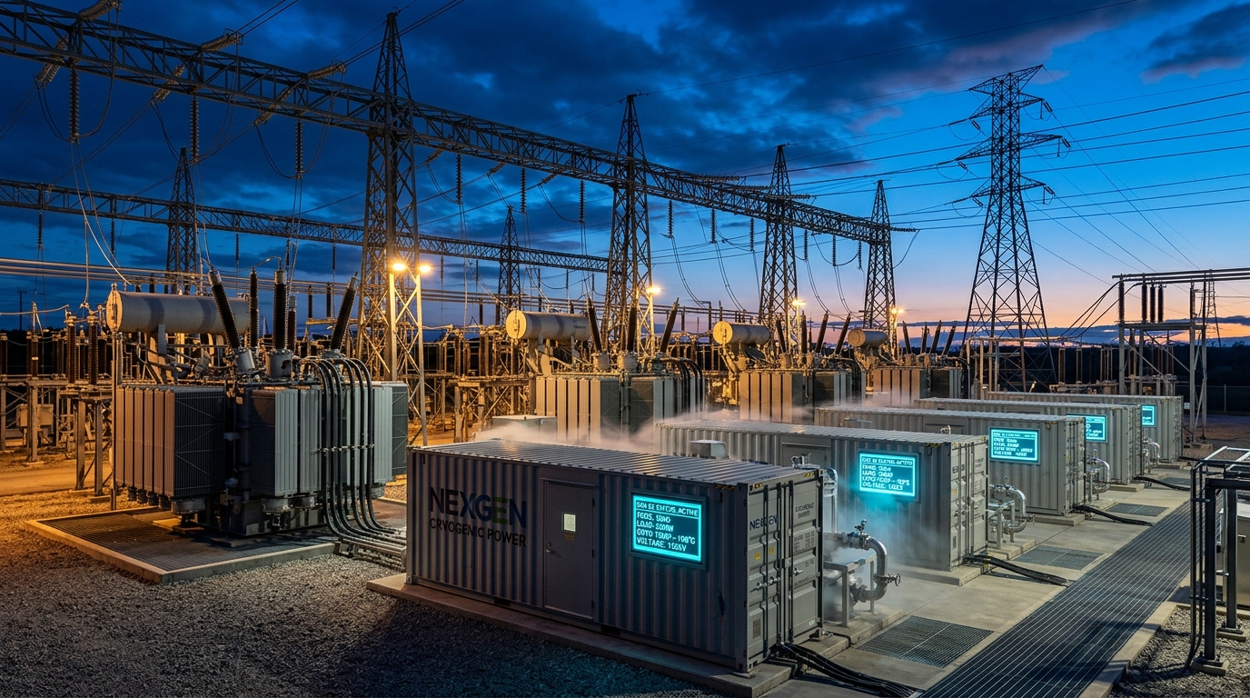 Industrial Substation Cold Exergy Vaporization